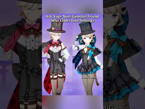 Genshin Characters That Look Related but Aren't #genshinimpact #genshin #hoyoverse #shorts #fyp