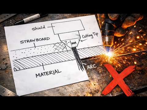 Cardboard vs Plasma Cutter?! Genius Metal Shaping Hack 🔥