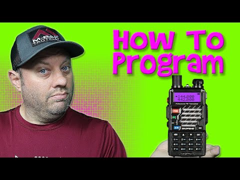 How To Program a Baofeng Ham Radio in 5 Minutes