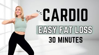 🔥30 Min CARDIO FAT BURN🔥14 Days Weight Loss Challenge - No Jumping, No Squat, No Lunge🔥Diet Workout🔥