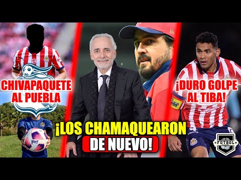 🔥 ¡OTRA VEZ CHAMAQUEARON A CHIVAS! | CHIVAPAQUETE AL PUEBLA | ¡DURO GOLPE AL TIBA!