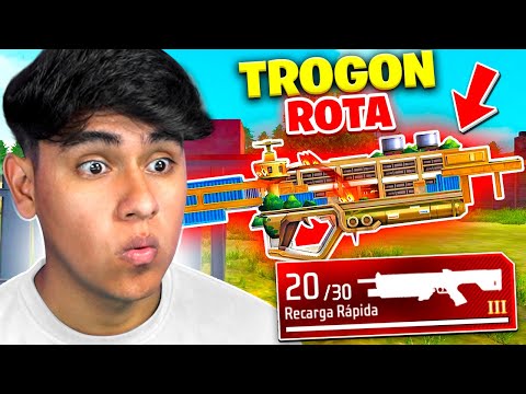 PROBÉ LA "TROGON" MÁS RÁPIDA😨 +2 Velocidad de Recarga!! Free Fire