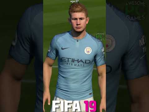 Kevin De Bruyne FIFA evolution (10-24) #shorts #eafc24 #fc24 #fifa #kdb #debruyne #mancity