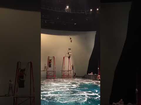 Russian swing ? would you jump? #circus #acrobat #dive #shorts performers: kaylea, Miguel, Kat