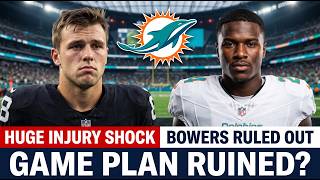 Brutal Roster News Leaks Ahead Of Week 1 Raiders-Dolphins Battle!