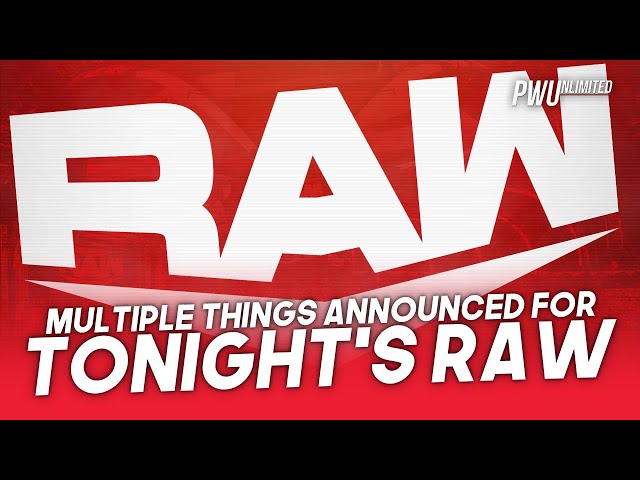 Multiple Things Announced For Tonight's Monday Night RAW