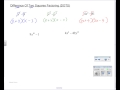 Factoring Difference of Two Squares