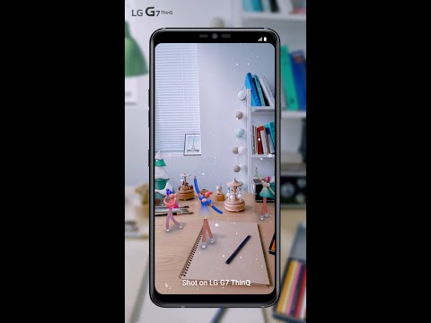 LG G7 ThinQ: Let's find AR stickers (Music box)