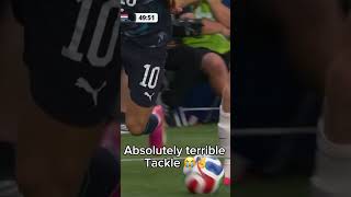 What a tackle 😭😭 #shorts #fifaworldcup #usmnt #fifa #soccer #futbol #viral #fyp #funny #football