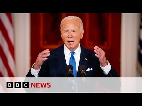 Joe Biden says only the 'Lord Almighty' could convince him to quit | BBC News