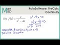 Types of Discontinuities in Functions