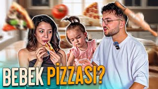 YEĞENİMLE MUTFAKTA SAVAŞTIK! EŞİME SÜPRİZ BEBEK PİZZASI !