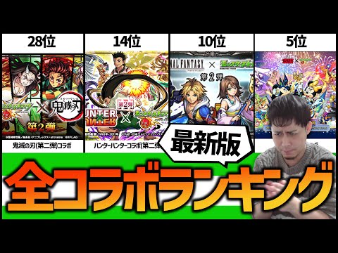 【モンスト】全コラボ売上ランキング最新版！※2018年～2023年※【ぎこちゃん】