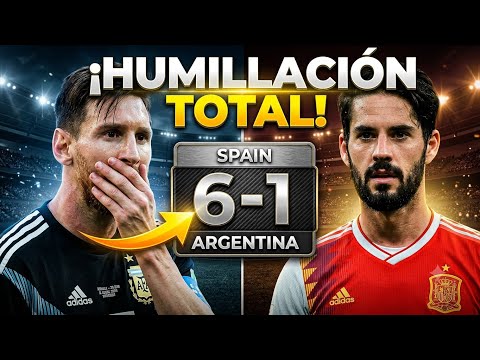 El día que España venció 6-1 a Argentina - Reacción