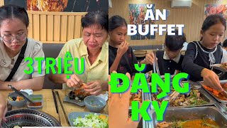 VLOG Ăn buffet mừng 3 triệu đăng ký/Kỳ kỳ tv & Family