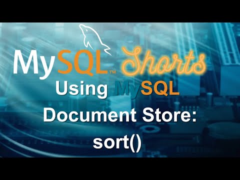 Episode-013 - Using MySQL Document Store: find()