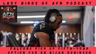 Lady Birds of AFN- Falcons pick up fifth-year option for RB Bijan Robinson