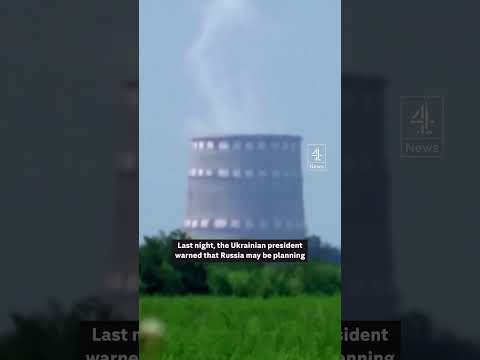 Ukraine says Russia planted explosives on nuclear plant