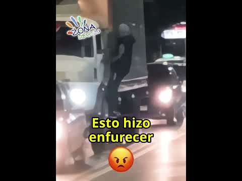 Asaltar a este camión fue una mala idea...