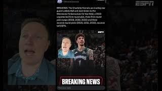 The Charlotte Hornets Traded LaMelo Ball to the Minnesota Timberwolves #lameloball #timberwolves