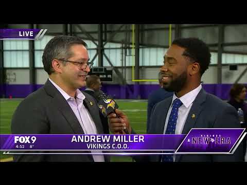 Andrew Miller: I Couldn't Be More Excited About Kwesi and Kevin | Minnesota Vikings video clip