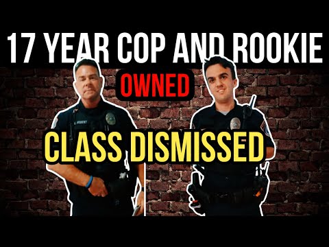 Rookie Cop and 17 Year Cop get Put in Check Swiftly