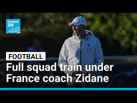 Football: Train complet sous Zinédine Zidane comme des changements tactiques attendus pour la France