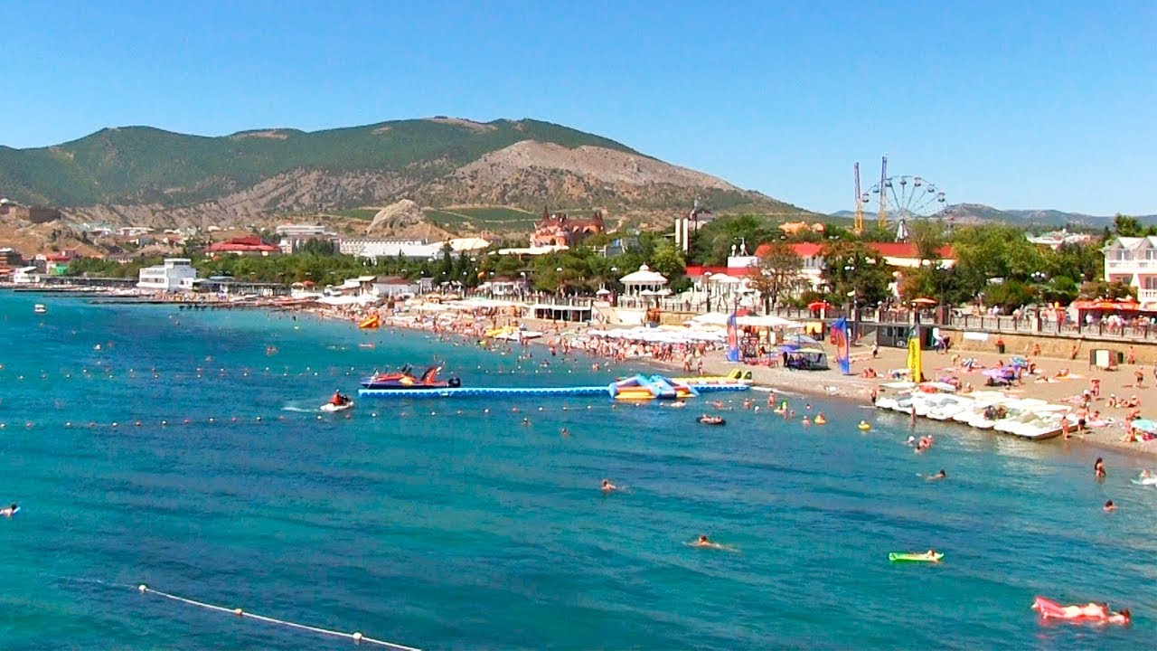 СУДАК ПЛЯЖ 02. 08. 2017 ЧТО ТВОРИТСЯ! СЕЗОН в КРЫМУ
