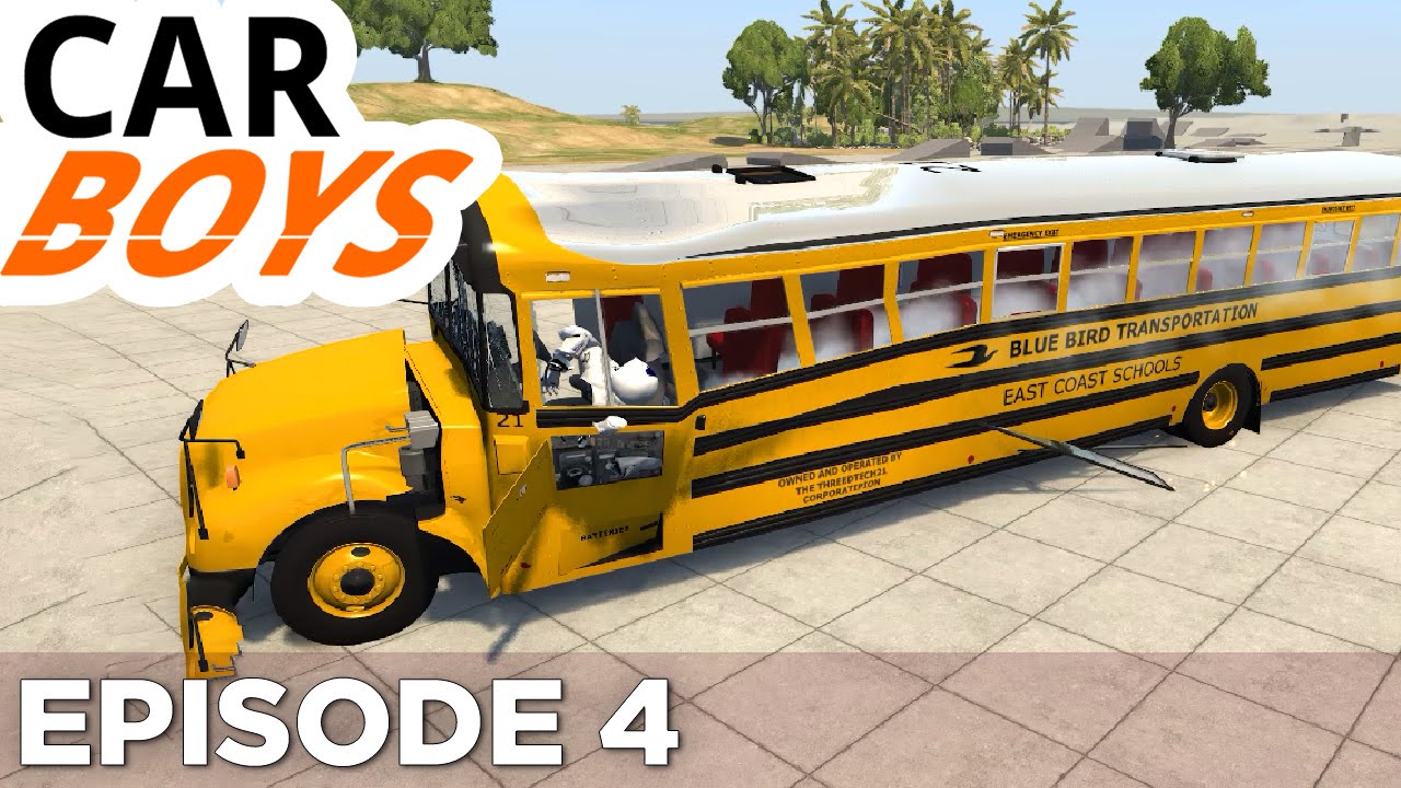 Nick and Griffin's School Bus Rescue - CAR BOYS, Episode 4