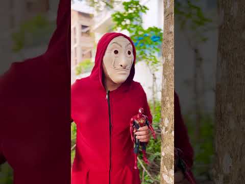 Money Heist uses Spiderman model to control demons to harm Venom #shors #funny #angel #venom2
