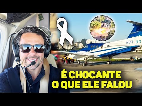 Antes da QUEDA DO AVIÃO Piloto Deixa REGISTRADO Algo que vai te surpreender