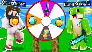 ŞANS ÇARKI ÇEVİREREK MİNECRAFT OYNADIK!