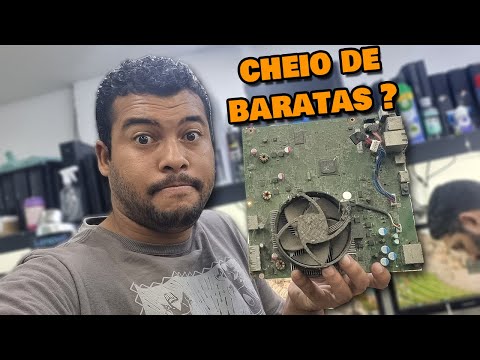 XBOX 360 CHEGOU NA ASSISTÊNCIA CHEIO DE BARATAS HORA DE FAZER PREVENTIVA!