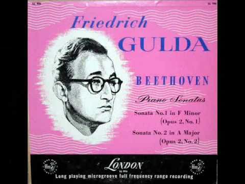 Beethoven / Friedrich Gulda: Sonata No. 1 in F minor, Op. 2, No. 1 (3) - London, 1954