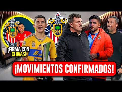 MOVIMIENTOS CONFIRMADOS EN CHIVAS ¡SE MODIFICA LA ESTRUCTURA! / ÚLTIMAS NOTICIAS CHIVAS