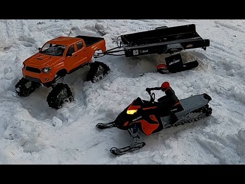 New SKEERIDE POLAR (RC SNOWMOBILE 3D PRINTED)