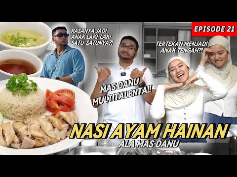 #MABAR EPISODE 21 W/MAS DANU - BIKIN NASI AYAM HAINAN SEKELAS RESTO DI SINGAPURA!!