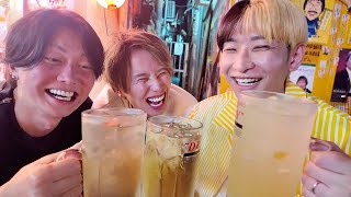【同居2周年記念】みんな泥酔するまで帰れない上野はしご酒したら本音ぶちまけて収拾つかなくなった