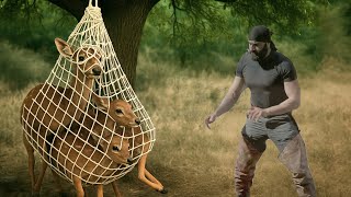 I Made a Gazelle Trap Using Primitive Methods / Sürvival 