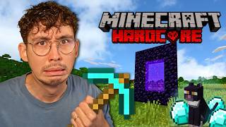 Rakensin NETHER PORTAALIN Minecraft Hardcoressa!