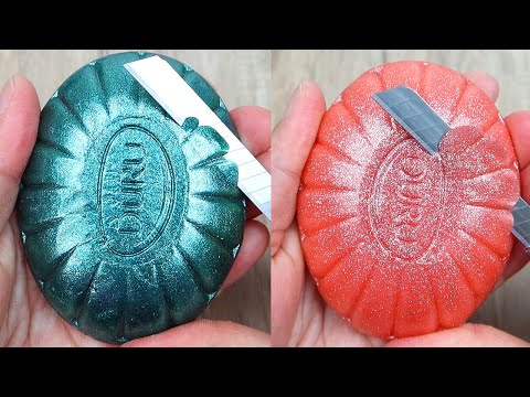 Relaxing Soap Cutting ASMR. Satisfying Soap and lipstick cutting. Corte de jabón - 977