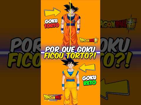 Por que Goku ficou Torto no Anime de Dragon Ball? ๐ค๐