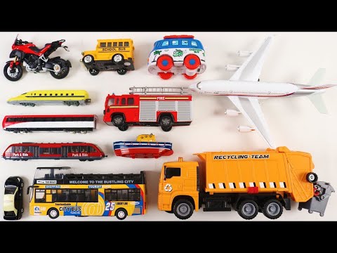 Learn City Vehicles with Name and Sound for Kids