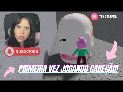TENTANDO SOBREVIVER AO CABEÇÃO NO ROBLOX! FUJA SE PUDER!!!