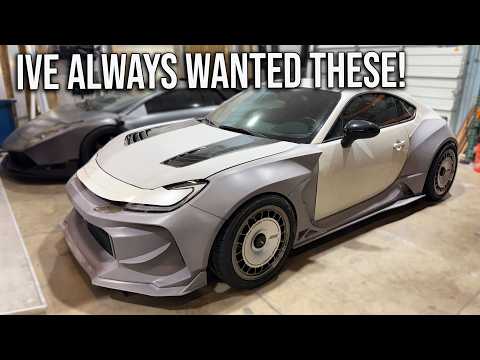 Custom Headlights and Widebody Kit: Salvaged BRZ Transformation