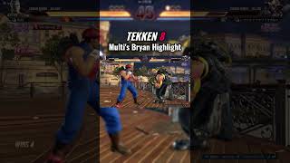 Multi's bryan highlight short 3 #shorts #tekken8 #bryanfury