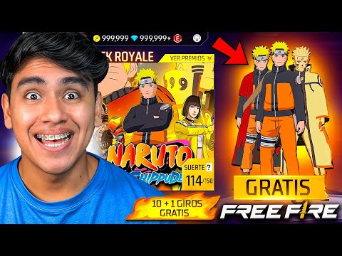 COMPRE A "NARUTO" EN FREE FIRE Y NO SABRAS CUANTOS DIAMANTES GASTE!! +99,999 😱🤑