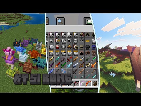 Cách Cài Addon Kỵ Sĩ Rồng V4 Mới Nhất Có Nhiều Rồng, Giáp Mới Cực Xịn Giống Pc Cho Minecraft Pe 1.21