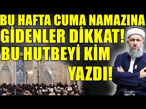 DİYANET BU HAFTA HUTBEDE NE YAPMAYA ÇALIŞTI! CUMA NAMAZINA GİDENLER DİKKAT! Hüseyin ÇEVİK