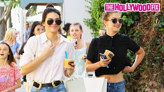 Kendall Jenner & Gigi Hadid Grab Ice Cream & Go Shopping With Anwar Hadid In Beverly Hills, CA